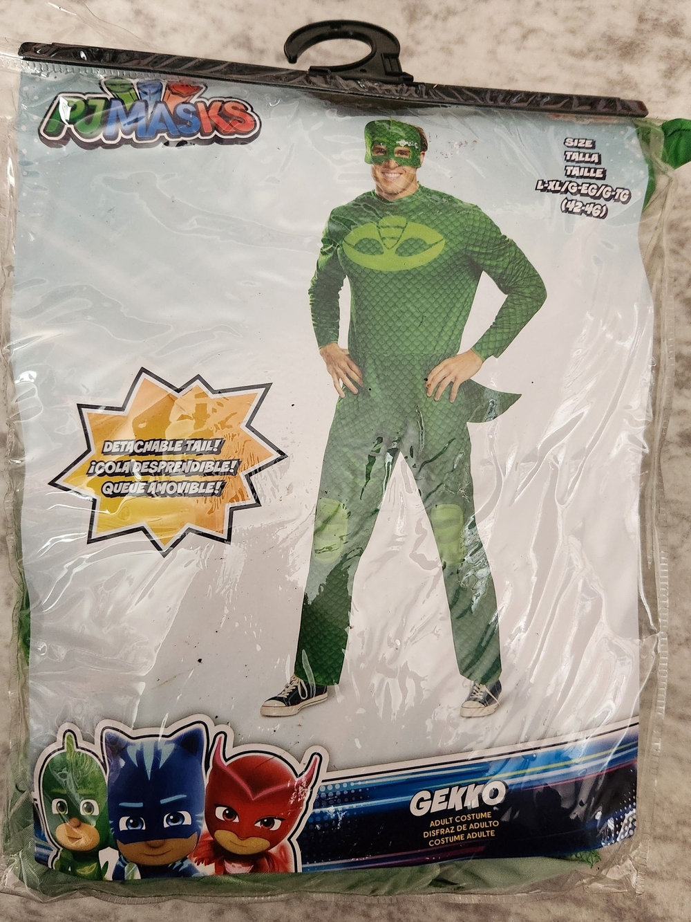 PJ MASKS Gekko Adult Costume — Green